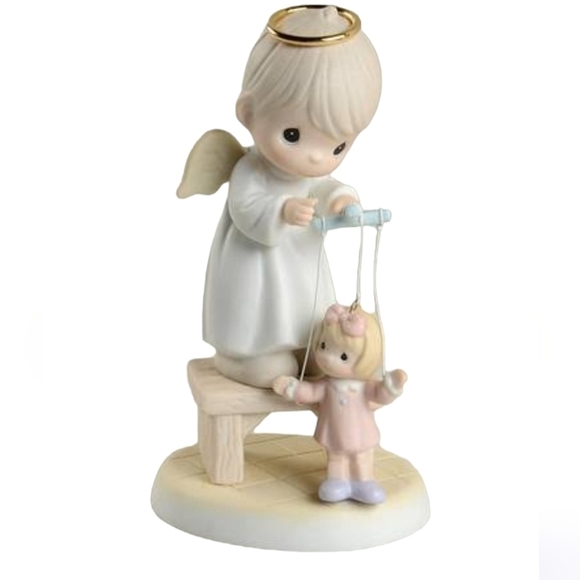 PRECIOUS MOMENT THE GOOD LORD WILL ALWAYS UPHOLD US - Picture 1 of 7